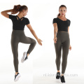 Polyester spandex vrouwelijke training Activewear Leggings